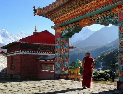 Buddhist Monks in Himalayas