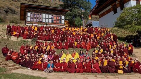 Bhutanese Nuns At Kila Goempa