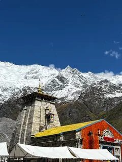 Kedarnath Temple Himalayan View - The Holiday Trips