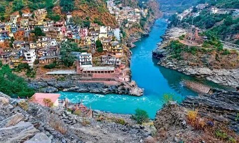 Devprayag Sangam Confluence - The Holiday Trips