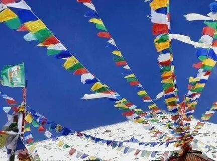 Colorful Tibetan Prayer Flags