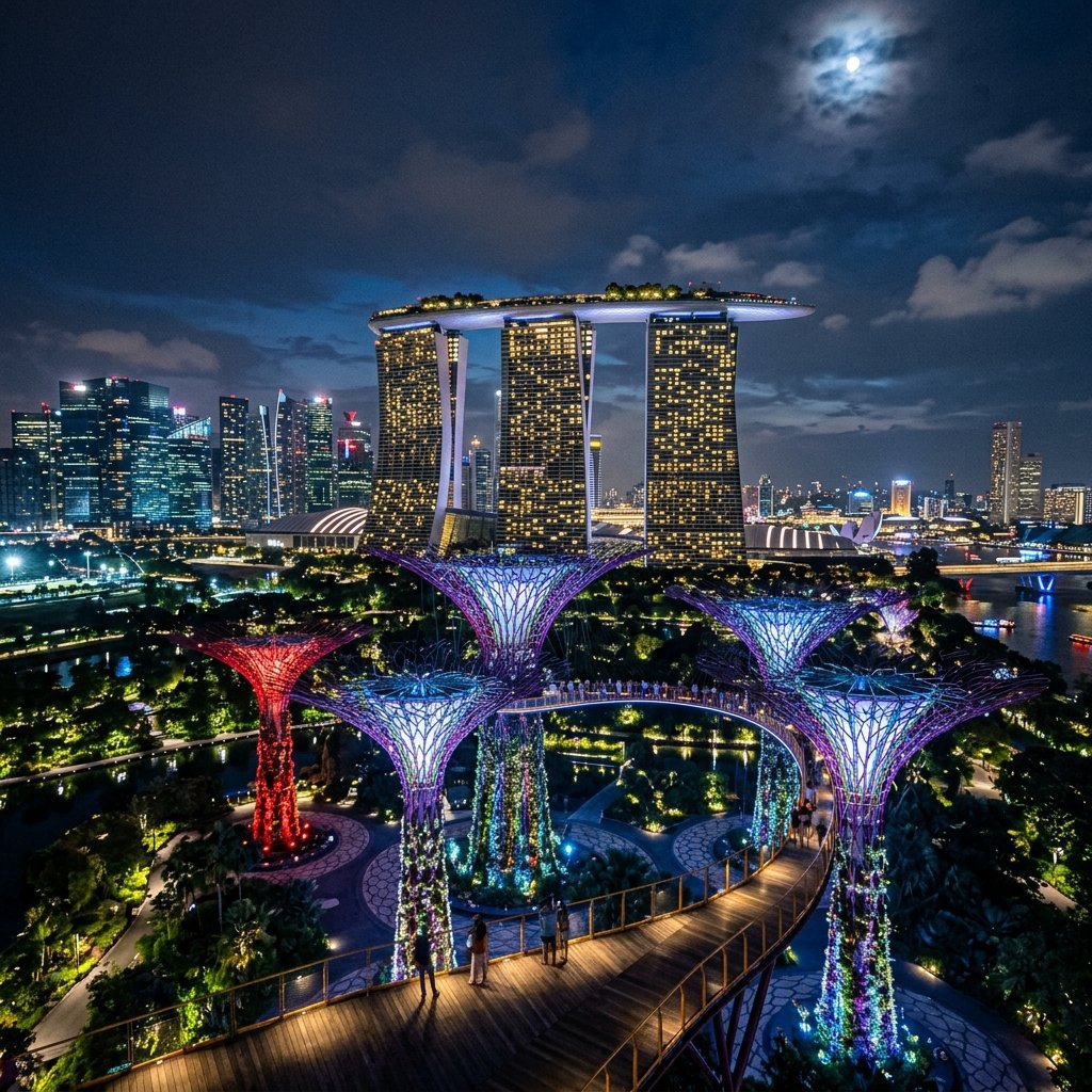 Singapore Marina Bay Sands Skyline Mobile
