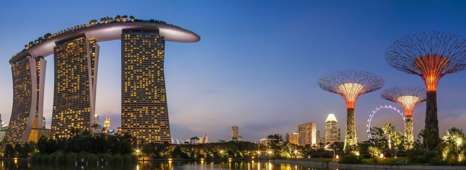 Singapore Marina Bay Sands Skyline