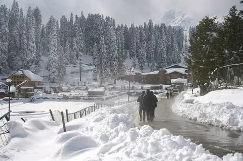 Snowfall in Kashmir Valley