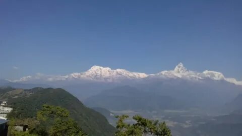 Annapurna Mountains From Sarangkot