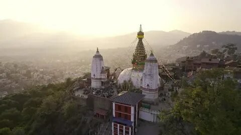 Swayambhunath Stupa View