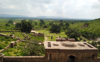 Ancient Ruins representing Bhangarh Fort